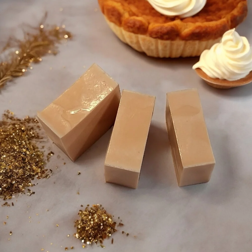 Pumpkin Souffle Donkey Milk Luxury Hydrating Body Soap Bar Set of Three